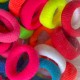 Резинка нейлон, 2,5 см, цветной микс, упаковка 100 шт.