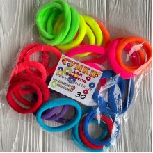 Резинка нейлон, 4,5 см, цветной микс, упаковка 30 шт.