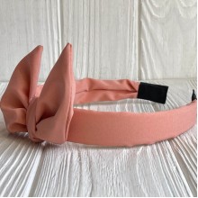 Обруч софт солоха однотонный, 2,5 см, темно-персиковый, шт.