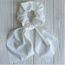 Резинка Твилли однотонная, 30 см, айвори, шт.