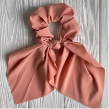 Резинка Твилли однотонная, 30 см, темно-персиковый, шт.