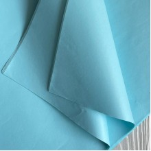 Бумага тишью, 50х70 см, светло-бирюзовая, упаковка 40 шт.