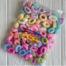 Резинка Barbi, 2 см, пастельный микс, упаковка 100 шт.