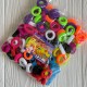 Резинка Barbi, 2,2 см, цветной микс, упаковка 120 шт.