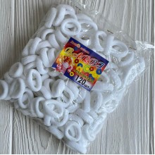 Резинка Barbi, 2,2 см, белый, упаковка 120 шт.