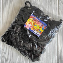 Резинка Barbi, 2,2 см, черный, упаковка 120 шт.