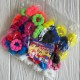 Резинка Barbi (квіточка), 2,5 см, кольоровий мікс, упаковка 50 шт.