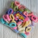 Резинка Barbi (махровая), 3,5 см, пастельный микс, упаковка 50 шт.