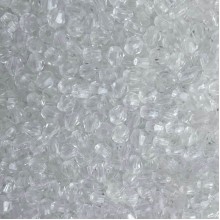 Хрусталь, 4 мм, прозрачный ромбовидный (пластик), упаковка 500 г