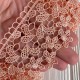 Кружево макраме Оливия, 6,5 см, персиковый, рулон 9 м