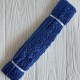Кружево макраме Ванесса, 5 см, темно-синє, рулон 9 м