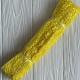 Кружево макраме Ванесса, 5 см, жовте, рулон 9 м