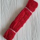 Кружево макраме Ванесса, 5 см, красное, рулон 9 м Кружево макраме Ванесса, 5 см, красное, рулон 9 м