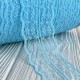 Кружево цветочек, 4,5 см, светло-бирюзовое, (не стрейчевое), бобина 270 м