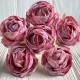 Винтажная роза, 3,5 см, розово-пудровая, упаковка 42 шт.