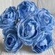 Винтажная роза, 3,5 см, небесно-голубая, упаковка 42 шт.