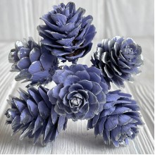 Веточка хмели, 2,5х12 см, лиловий, упаковка 60 шт.