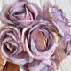 Мармурова троянда, 4,5 см, лілово-рожева, упаковка 42 шт.