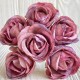 Мармурова троянда, 4,5 см, рожево-пудрова, упаковка 42 шт.