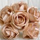 Мраморная роза, 4,5 см, бежевая, упаковка 42 шт.