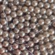 Жемчуг на нити Vip, 8 мм, кофейно-серый, упаковка 500 г