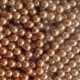 Жемчуг на нити Vip, 8 мм, бежево-золотой, упаковка 500 г