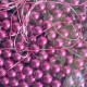 Жемчуг на нити Vip, 10 мм, темно-баклажановый, упаковка 500 г