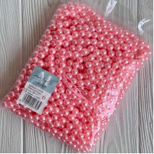 Жемчуг на нити Vip, 10 мм, розовый, упаковка 500 г