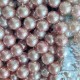 Жемчуг на нити Vip, 10 мм, пыльная роза, упаковка 500 г