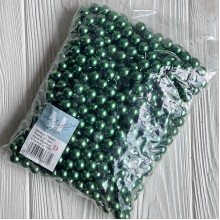 Жемчуг на нити Vip, 12 мм, зеленый, упаковка 500 г