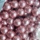 Жемчуг на нити Vip, 12 мм, пыльная роза, упаковка 500 г