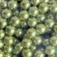 Жемчуг на нити Vip, 12 мм, оливковый, упаковка 500 г