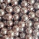 Жемчуг на нити Vip, 12 мм, кофейно-серый, упаковка 500 г
