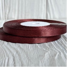 Атлас 0,6 см, брауни, рулон 33 м, УПАКОВКА 10 рулонов