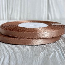 Атлас 0,6 см, бурбон, рулон 33 м, УПАКОВКА 10 рулонов