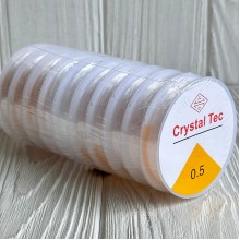 Силиконовая нить-резинка, 0,4 мм, прозрачная, упаковка 10 р.