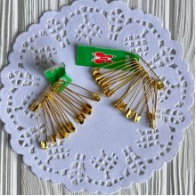 Булавка английская, 2,2 см, золото, упаковка 2000 шт.