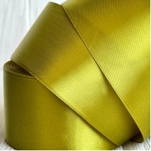 Атлас 5 см, яскраво-оливковий, рулон 33 м