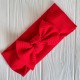 Повязка мустанг (широкая полоска) с бантом, 20х9 см, красный, шт.