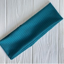 Повязка мустанг (широкая полоска) прямая, 21,5х7 см, изумрудный, шт.