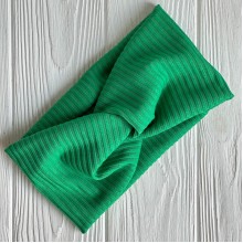 Повязка мустанг (широкая полоска) чалма, 20х11 см, зеленый, шт.