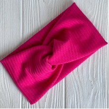 Повязка мустанг (широкая полоска) чалма, 20х11 см, малиновый, шт.