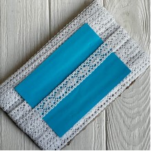 Кружево вязане (D30100 / 0018F), 2 см, біле, рулон 13 м