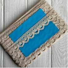 Кружево вязане (D30099 / 3419), 3,3 см, молочне, рулон 13 м