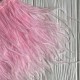 Тесьма из страусиных перьев, 10-15 см, светло-розовая, рулон 2 м Тесьма из страусиных перьев, 10-15 см, светло-розовая, рулон 2 м