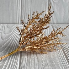 Веточка морозника, 20 см, золото, упаковка 60 шт.