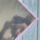 Пленка прозрачная с розовым кантом, 58х58 см, упаковка 20 шт.