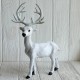 Олень большой, 32х22 см, белый, шт.