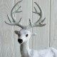 Олень большой, 32х22 см, белый, шт.