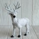 Олень маленький, 21х13 см, белый, шт.